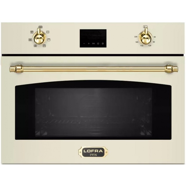 Cuptor cu microunde incorporabil Lofra Dolce Vita, 60x46cm, 6 functii gatire, 38 l, gril, crem