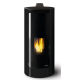 Soba pe peleti PALAZZETTI Ecofire Melita 6, dimensiuni 53 x 58 x 119 cm - 112 kg, culoare otel negru Soba pe peleti PALAZZETTI Ecofire Melita 6, dimensiuni 53 x 58 x 119 cm - 112 kg, culoare otel negru