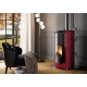Soba pe peleti PALAZZETTI Ecofire Marianne 9 US Pro2, dimensiuni 56 x 56 x 113 cm - 116 kg, culoare otel rosu Soba pe peleti PALAZZETTI Ecofire Marianne 9 US Pro2, dimensiuni 56 x 56 x 113 cm - 116 kg, culoare otel rosu