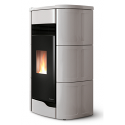 Soba pe peleti PALAZZETTI Ecofire ANNA 9, dimensiuni 61x54x119 cm- 190 kg, culoare beige