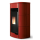 Soba pe peleti PALAZZETTI Ecofire ANNA 9 Pro2, dimensiuni 61x54x119 cm- 190 kg, culoare ceramica burgundy Soba pe peleti PALAZZETTI Ecofire ANNA 9 Pro2, dimensiuni 61x54x119 cm- 190 kg, culoare ceramica burgundy