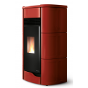 Soba pe peleti PALAZZETTI Ecofire ANNA 9 Pro2, dimensiuni 61x54x119 cm- 190 kg, culoare ceramica burgundy