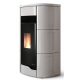 Soba pe peleti PALAZZETTI Ecofire ANNA 12, dimensiuni 61x54x119 cm- 190 kg, culoare ceramica beige