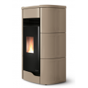 Soba pe peleti PALAZZETTI Ecofire ANNA 12, dimensiuni 61x54x119 cm- 190 kg, culoare ceramica caffe latte