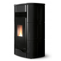 Soba pe peleti PALAZZETTI Ecofire ANNA 12 Pro3, dimensiuni 61x54x119 cm- 190 kg, culoare ceramica negru