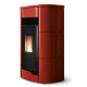 Soba pe peleti PALAZZETTI Ecofire ANNA 12 Pro3, dimensiuni 61x54x119 cm- 190 kg, culoare ceramica burgundy Soba pe peleti PALAZZETTI Ecofire ANNA 12 Pro3, dimensiuni 61x54x119 cm- 190 kg, culoare ceramica burgundy