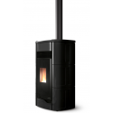 Soba pe peleti PALAZZETTI Ecofire ANNA 12 US Pro3, dimensiuni 61x54x119 cm- 190 kg, culoare ceramica negru