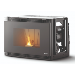 Semineu pe peleti PALAZZETTI A78, dimensiuni 78 x 65 x 57 cm - 150 kg, putere termică nominală 12,5 kW