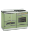 Masina de gatit DE MANINCOR Kombi Classica MB120, dimensiuni 120x60x86 cm, culoare verde