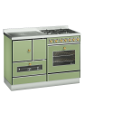 Masina de gatit DE MANINCOR Kombi Classica MB120, dimensiuni 120x60x86 cm, culoare verde