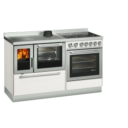 Masina de gatit DE MANINCOR Kombi Classica MB140, dimensiuni 140x60x86 cm, culoare alb