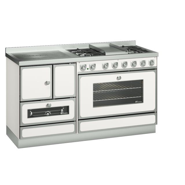 Masina de gatit DE MANINCOR Kombi Classica MB156, dimensiuni 150x60x86 cm, culoare alb