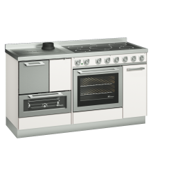 Masina de gatit DE MANINCOR Kombi Classica MB156, dimensiuni 150x60x86 cm, culoare alb