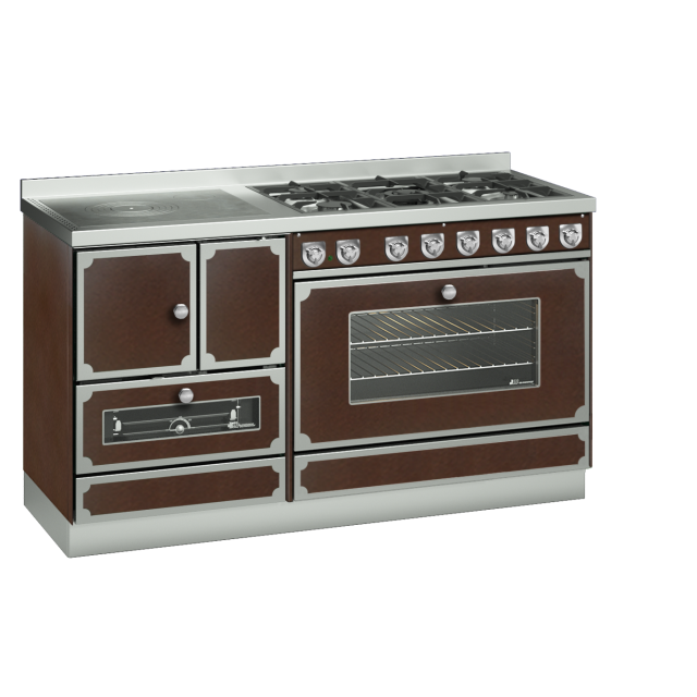 Masina de gatit DE MANINCOR Kombi Classica MB156, dimensiuni 150x60x86 cm, culoare maro
