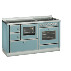 Masina de gatit DE MANINCOR Kombi Classica MB159, dimensiuni 150x60x86 cm, culoare albastru