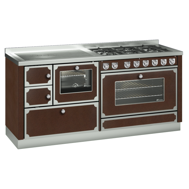 Masina de gatit DE MANINCOR Kombi Classica MB180, dimensiuni 180x60x86 cm, culoare maro