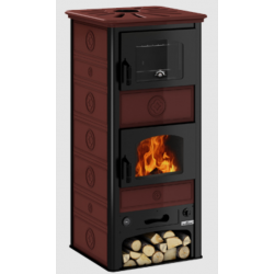 Termosoba DE MANINCOR SK60F, dimensiuni 68x66x145 cm, culoare bordeaux