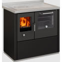 Termosoba cu cuptor DE MANINCOR EK90, dimensiuni 90x60x86 cm, culoare negru cu usi negre