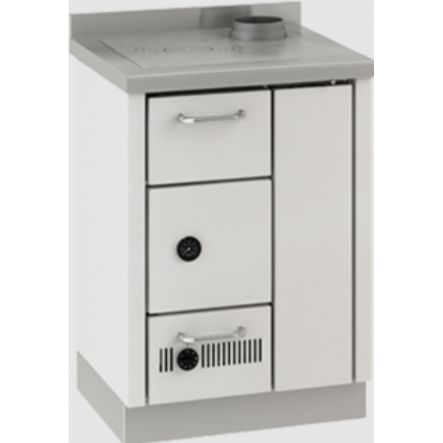 Termo-aragaz fără cuptor DE MANINCOR FK600, dimensiuni 60x60x86 cm, culoare alb