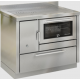 Sobă pe lemne cu cuptor DE MANINCOR LM110, dimensiuni 110x70x91 cm, culoare otel inoxidabil Sobă pe lemne cu cuptor DE MANINCOR LM110, dimensiuni 110x70x91 cm, culoare otel inoxidabil