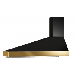 Hota diagonala joasa DE MANINCOR KD Seria 2000, traversă din alama, culoare negru