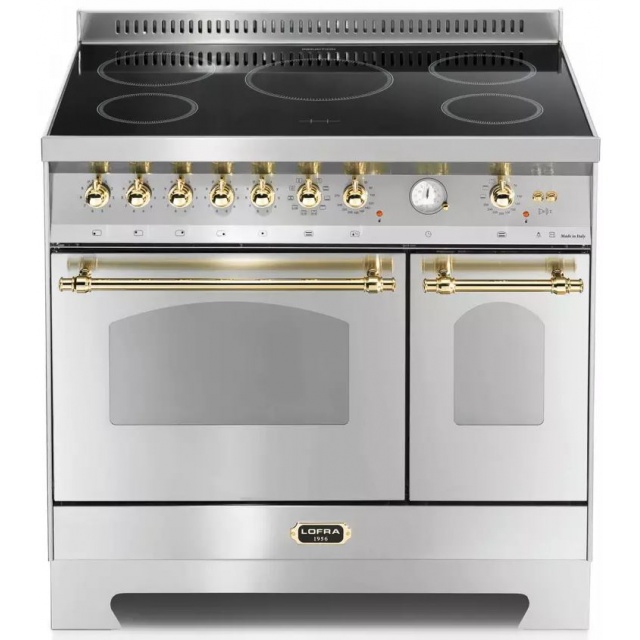 Aragaz Lofra RBI66MFT/CI, 60x60 cm, gaz, 4 arzatoare, grill, aprindere electronica, timer, crem
