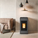 Soba pe peleti TERMOVANA, Sofia 9 BACK, energie termica 8.8 kw, dimensiuni L 48 x P 49 x H 93 cm