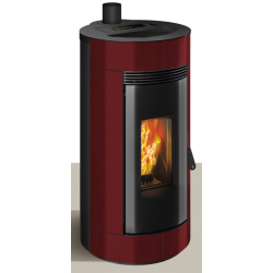 Soba pe peleti TERMOVANA, Charly 9 UP, energie termica 8.8 kw, ieșire superioara fumului Ø 80 mm