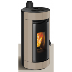 Soba pe peleti TERMOVANA, Charly 9 PJ, energie termica 8.8 kw, ieșire superioară de fum Poujoulat