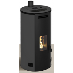 Soba pe peleti TERMOVANA, Fancy 12 UP, energie termica 12.14 kw, ieșire superioara a fumului Ø 80 mm