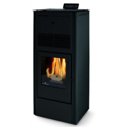 Soba pe peleti PHEBO Penelope, putere termică 12.7 kW, culoare negru