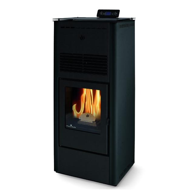 Soba pe peleti PHEBO Penelope, putere termică 12.7 kW, culoare negru