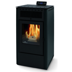 Soba pe peleti PHEBO Nike, putere termică 12.7 kW, culoare negru