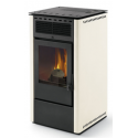 Soba pe peleti PHEBO Nike, putere termică 12.7 kW, culoare alb