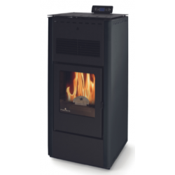 Soba pe peleti PHEBO Nike Maxi, putere termică 12.7 kW, culoare negru