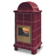 Soba pe peleti PHEBO Diana/P Cupola, putere termică 12.7 kW, culoare ceramica rosu Soba pe peleti PHEBO Diana/P Cupola, putere termică 12.7 kW, culoare ceramica rosu