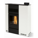 Soba pe peleti PHEBO Hera Maxi, putere termică 11.5 kW, culoare alb