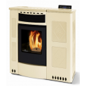 Soba pe peleti PHEBO Iris 12, putere termică 11.5 kW, culoare fildes