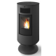Soba pe peleti PHEBO Circe, putere termică 9.1 kW, culoare negru