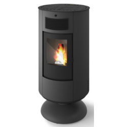 Soba pe peleti PHEBO Circe, putere termică 9.1 kW, culoare negru