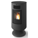 Soba pe peleti PHEBO Circe, putere termică 9.1 kW, culoare negru