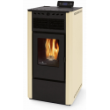 Soba pe peleti PHEBO Aurora, putere termică 9.1 kW, culoare ivory