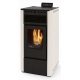 Soba pe peleti PHEBO Aurora, putere termică 9.1 kW, culoare alb