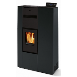 Soba pe peleti PHEBO Phoenix 9, putere termică 8.6 kW, culoare negru