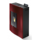 Soba pe peleti PHEBO Himera 9, putere termică 8.6 kW, culoare rosu Soba pe peleti PHEBO Himera 9, putere termică 8.6 kW, culoare rosu