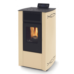 Soba pe peleti PHEBO Dafne Eco, putere termică 6.2 kW, culoare fildes