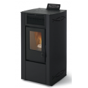 Soba pe peleti PHEBO Dafne Eco, putere termică 6.2 kW, culoare negru