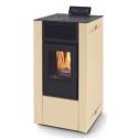 Soba pe peleti PHEBO Clio Eco, putere termică 6.2 kW, culoare fildes