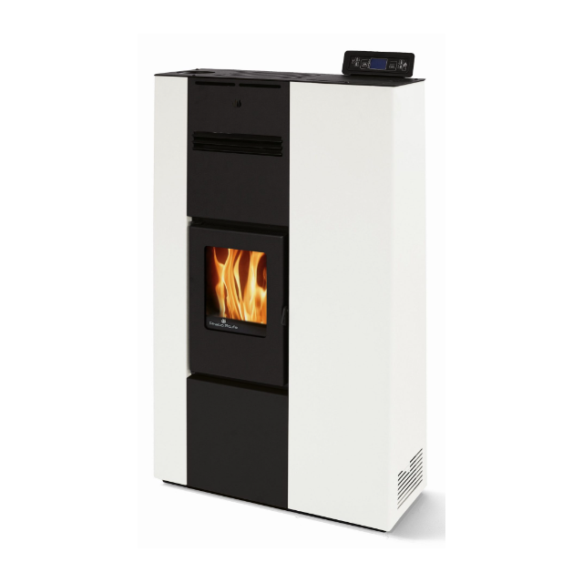Soba pe peleti PHEBO Fenice 5, putere termică 4.7 kW, culoare alb