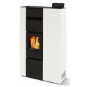 Soba pe peleti PHEBO Fenice 5, putere termică 4.7 kW, culoare alb